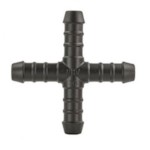 WRT 95369Y Фитинг соединения шлангов X-образный D=10-10-10-10mm пластик