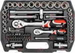 YATO YT-38782 1/4", 1/2" Набор инструментов 72пр., 6 гр