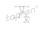 TOPRAN 110 556 =HP= 3A0837461 VW Passat -97 F LH стеклоподъемник