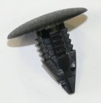 WRT 90557N Крепеж нажимной "ель" ножка D9mm шляпка D21 L21mm черная