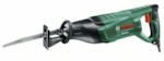 BOSCH Сабельная пила PSA 900 E в кор. + 2 пильных полотна (900 Вт, дерево до 200 мм, металл до 20 мм) (06033A6000)