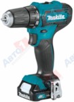 MAKITA DF333DWYE Аккумуляторная дрель-шуруповерт в чемод. (12.0 В, 2 акк., 1.5 А/ч Li-Ion, 2 скор., 30 Нм)