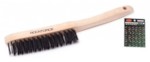 ROCK FORCE RF-340117217 Щетка по металлу в деревянном корпусе (проволока из нержавеющей стали, 4x15рядов)