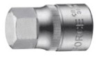 Force 34417 1/2" Головка-шестигранник, L=40мм; 17мм