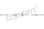 TOPRAN 112 160 == 4B1721555B AUDI VW 1.6-1.8 95-05 ТросГаза