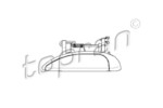 TOPRAN 700 558 == 7700433075 RENAULT Megane 96- LH ручка двери