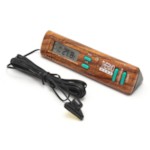 KING BT-7 (wood) Термометр BT-7 (wood) внутр/наружн+часы (с подсветкой)