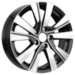 K&K 70957 ДИСК КОЛЕСНЫЙ КС749 (17_SPORTAGE) 7X17 ET48.5 5X114.3 DIA 67.1 АЛМАЗ ЧЕРНЫЙ, РФ