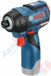 BOSCH Аккум. ударный гайковерт GDR 12V-110 в кор. (12.0 В, БЕЗ АККУМУЛЯТОРА, посадочн. квадрат внутр. шестигр. 1/4 ", 110 Нм, вес 0.9 кг)
