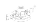 TOPRAN 107 952 == 7D0501647A VW T4 ступица колеса
