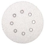 GEPARD GP5002-60 Шлифовальный круг 125мм круг Р60 д/краски 8отв. к-т 5шт
