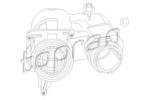 TOPRAN 110 823 == 357905851F VW Polo/Caddy 98- замок вала руля+пдш