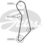 GATES 5489XS (94730DY ) AUDI VW 1.6-2.0 98