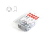 STARFIX Гайка М10 со стопорным кольцом, цинк, кл.пр. 8.8, DIN 985 (30 шт в пласт. конт.) (SMP1-50738-30)